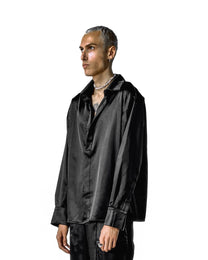 LOOSE SATIN SHIRT