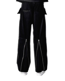 TRIANGLE SHAPE ZIPPER JEANS